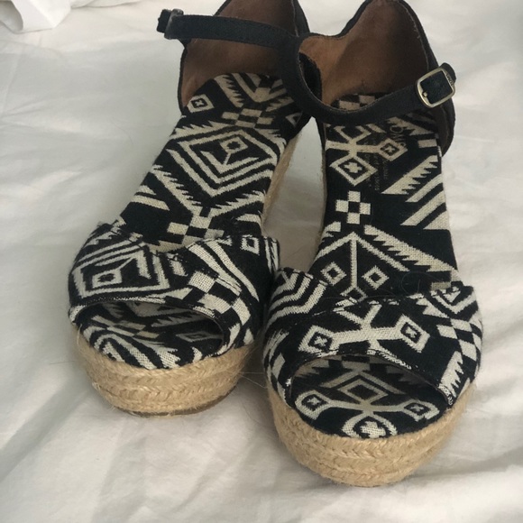 Wedges canvas straw - Picture 5 of 5